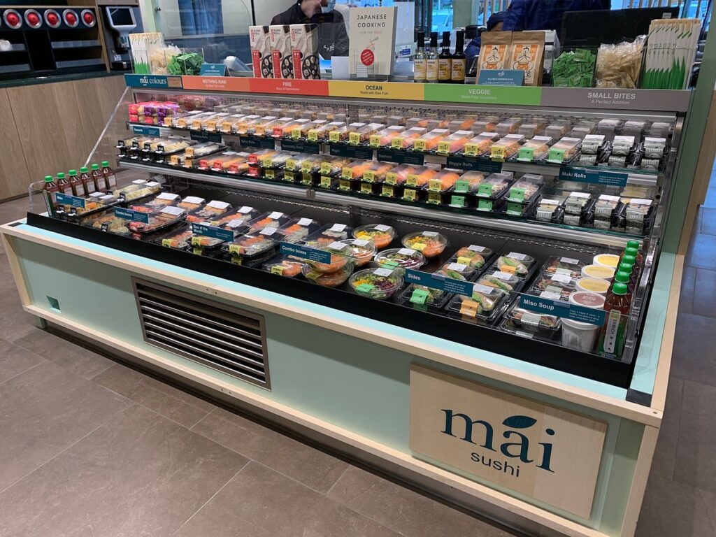 Countertop Display Fridge, Sushi Display Units