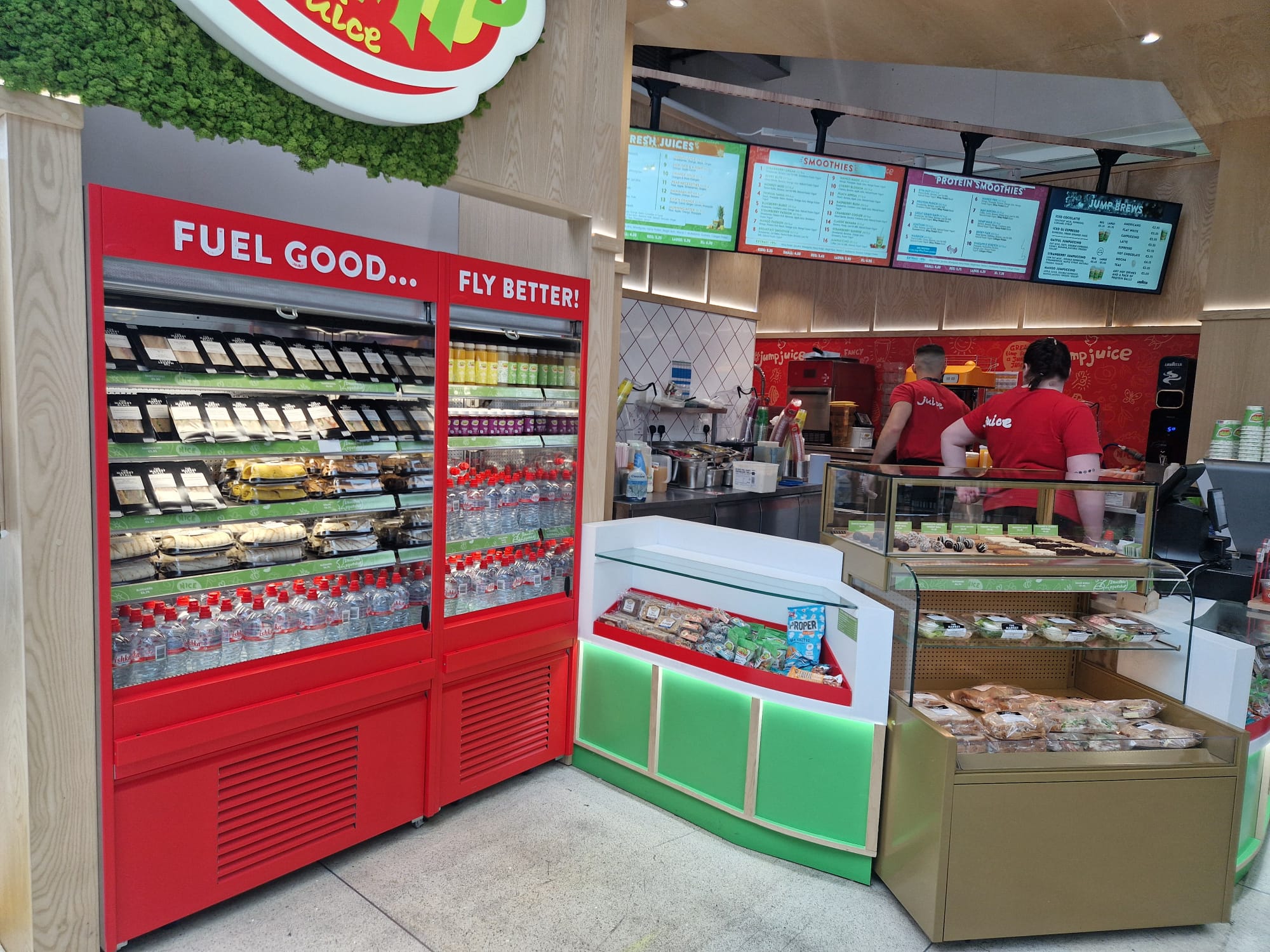 refrigerated counter display